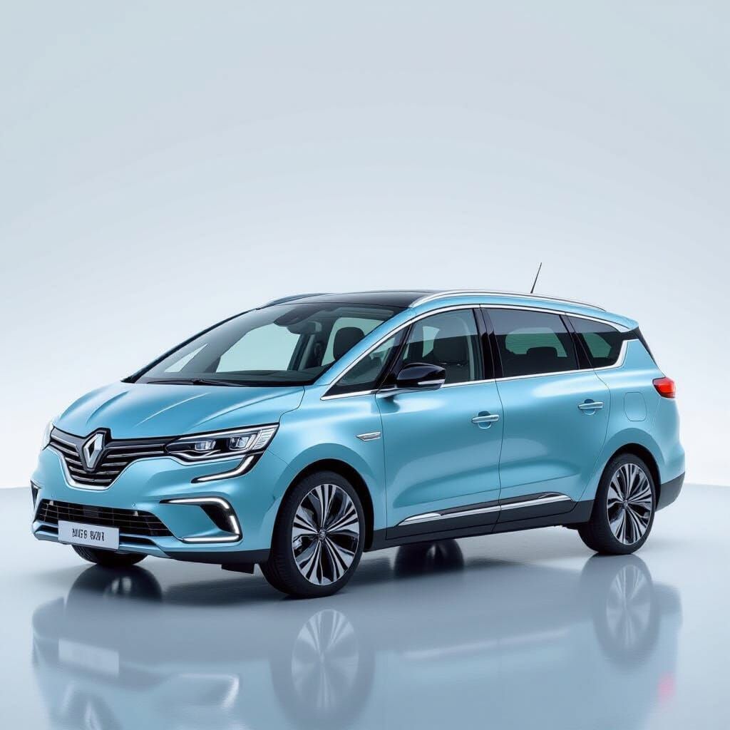 Futuristic Renault Espace Reimagining, Concept Art