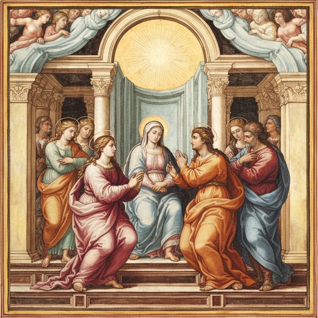 Marriage of the Virgin in Vibrant Manga Style