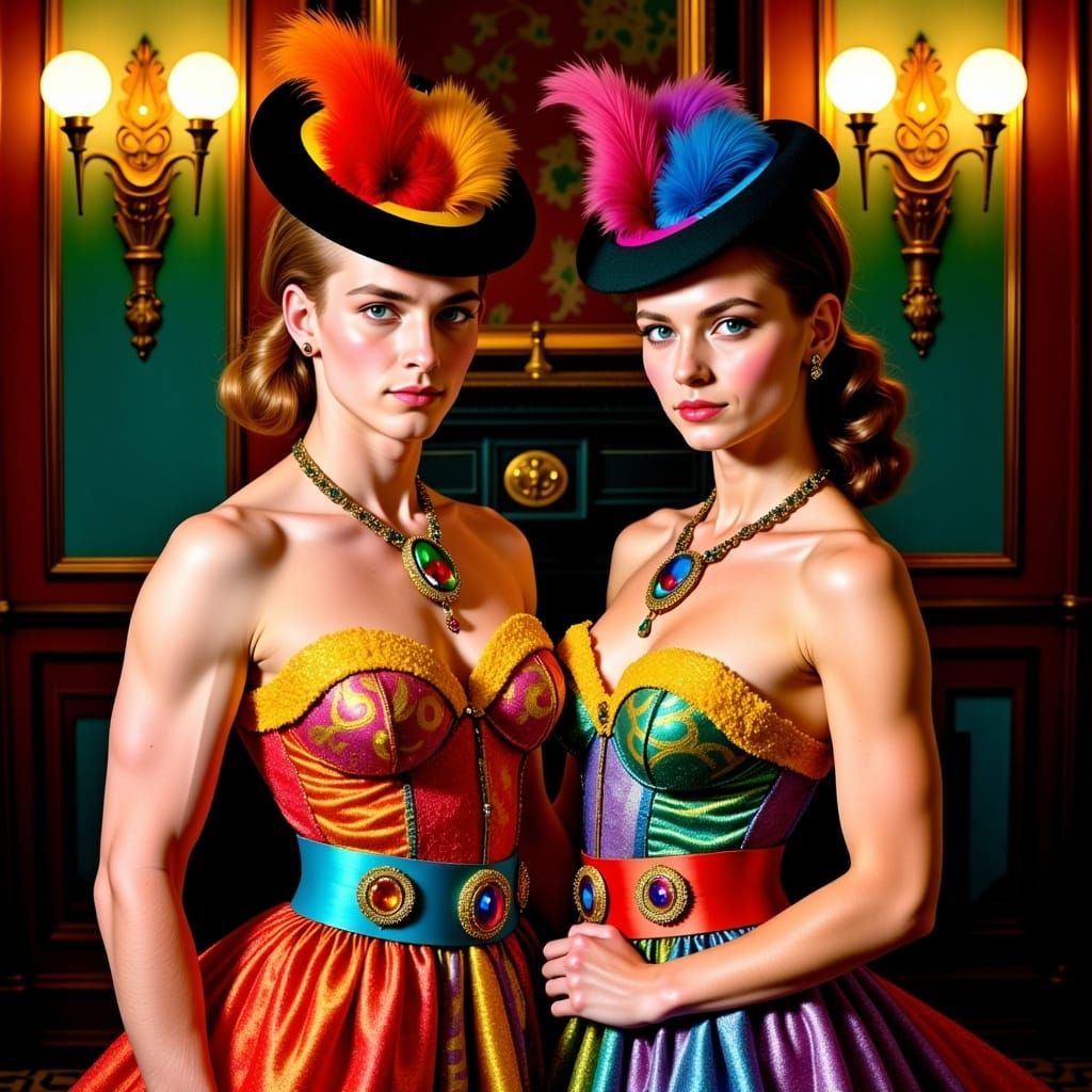 Beautiful 18th century women