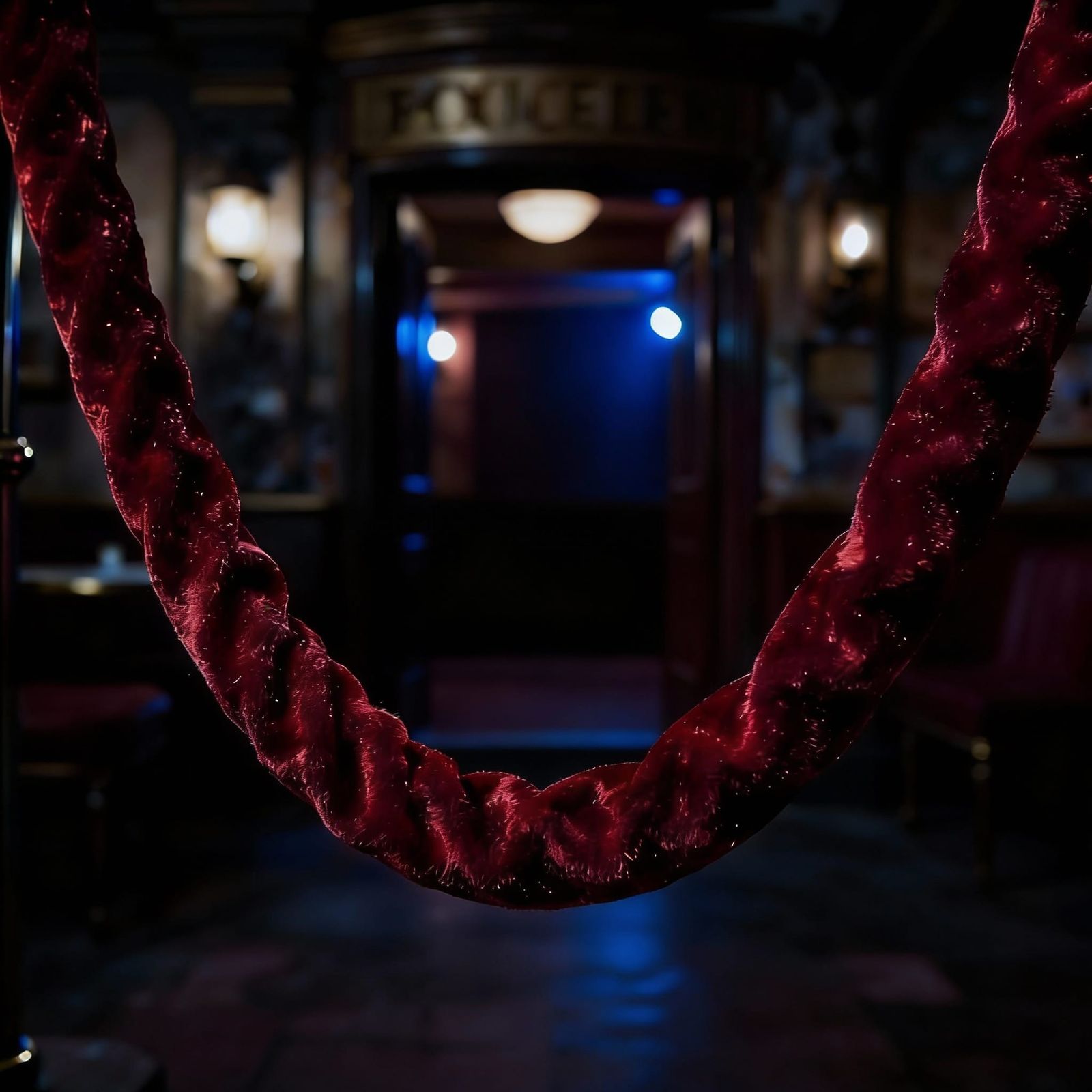 Velvet Rope at Shabby Jazz Lounge Entrance