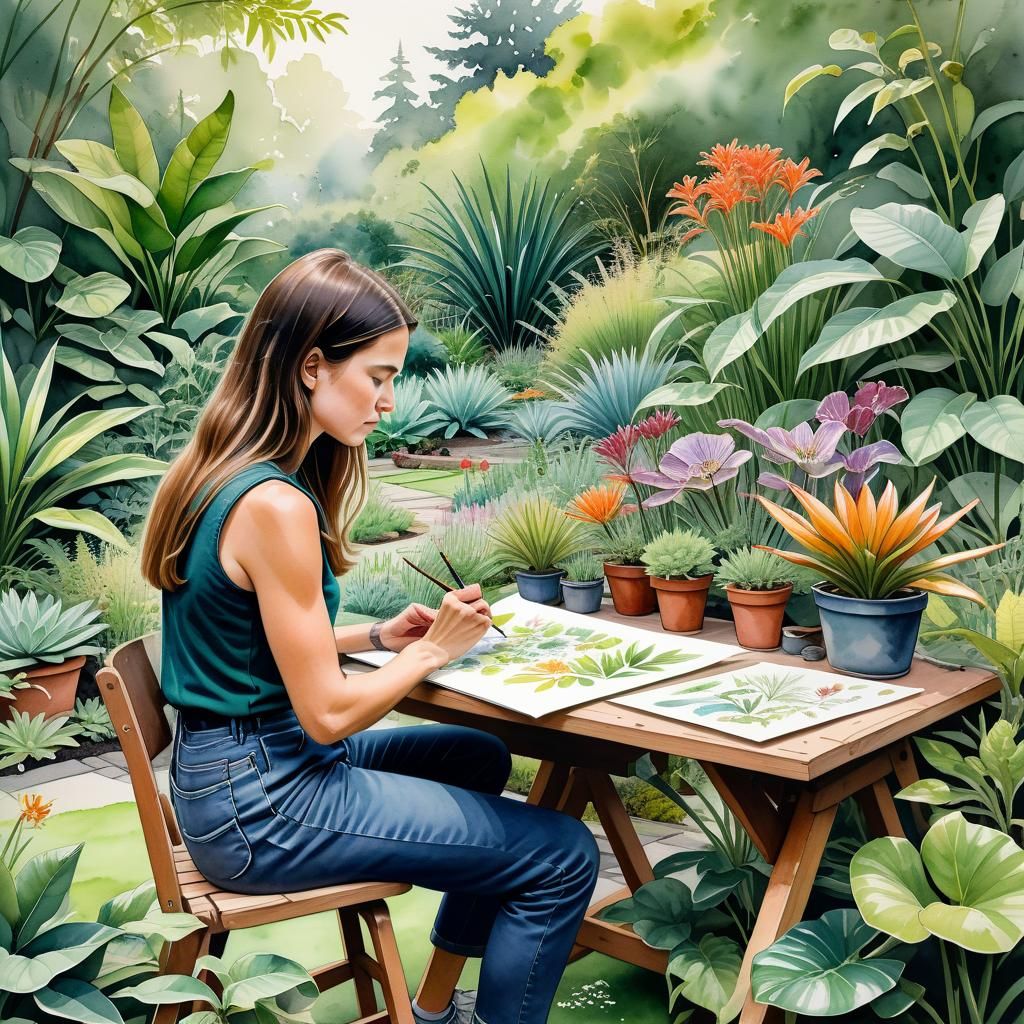 A botanical garden is a grand teacher.