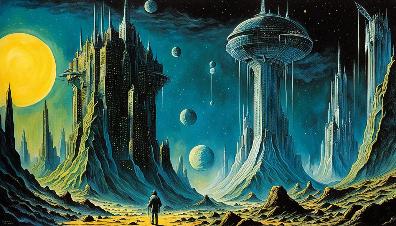 The Liminal Zone Inspired Sci-Fi Art