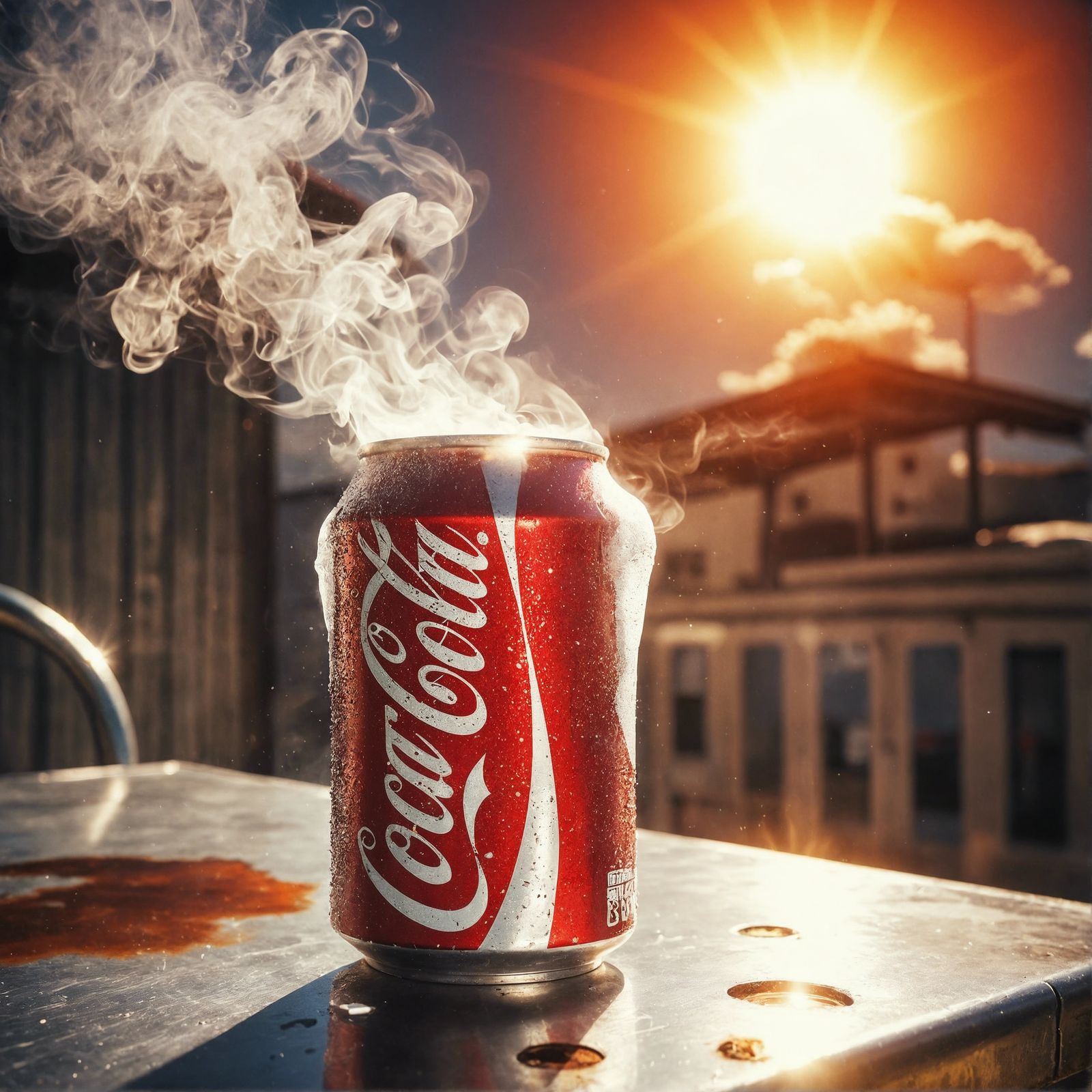 Hot Soda Can on a Blazing Day