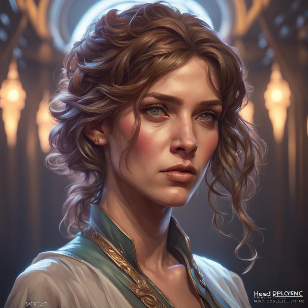 Hyperdetailed Portrait in Dynamic Lighting