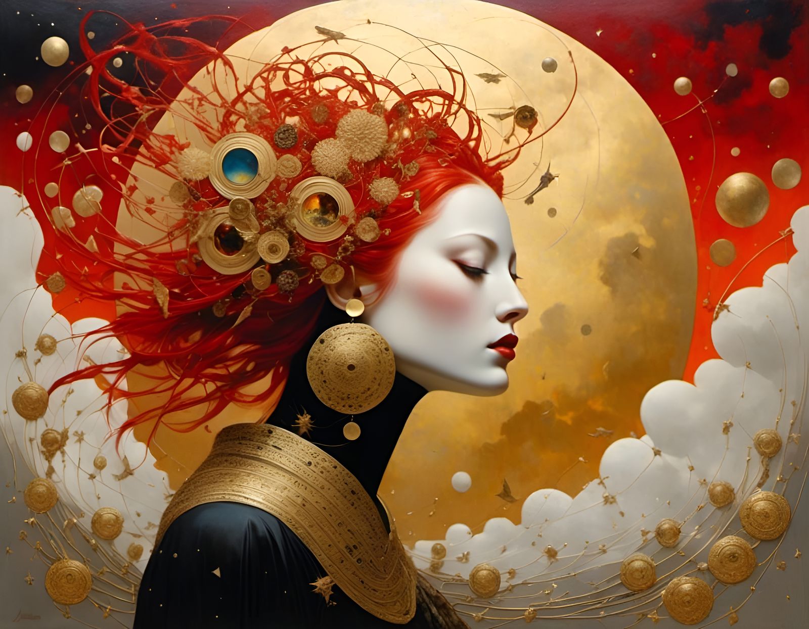 Mystical Surreal Portrait