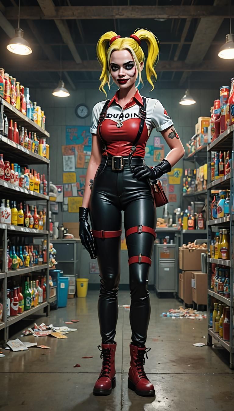 Margot Robbie as Harley Quinn in The Simpsons drawn by Matt ...