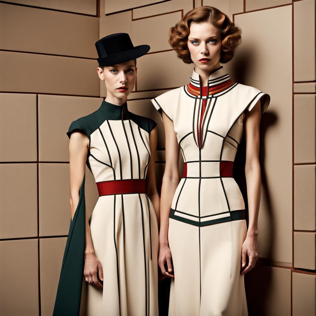 Frank Lloyd Wright Inspired Fashion Design