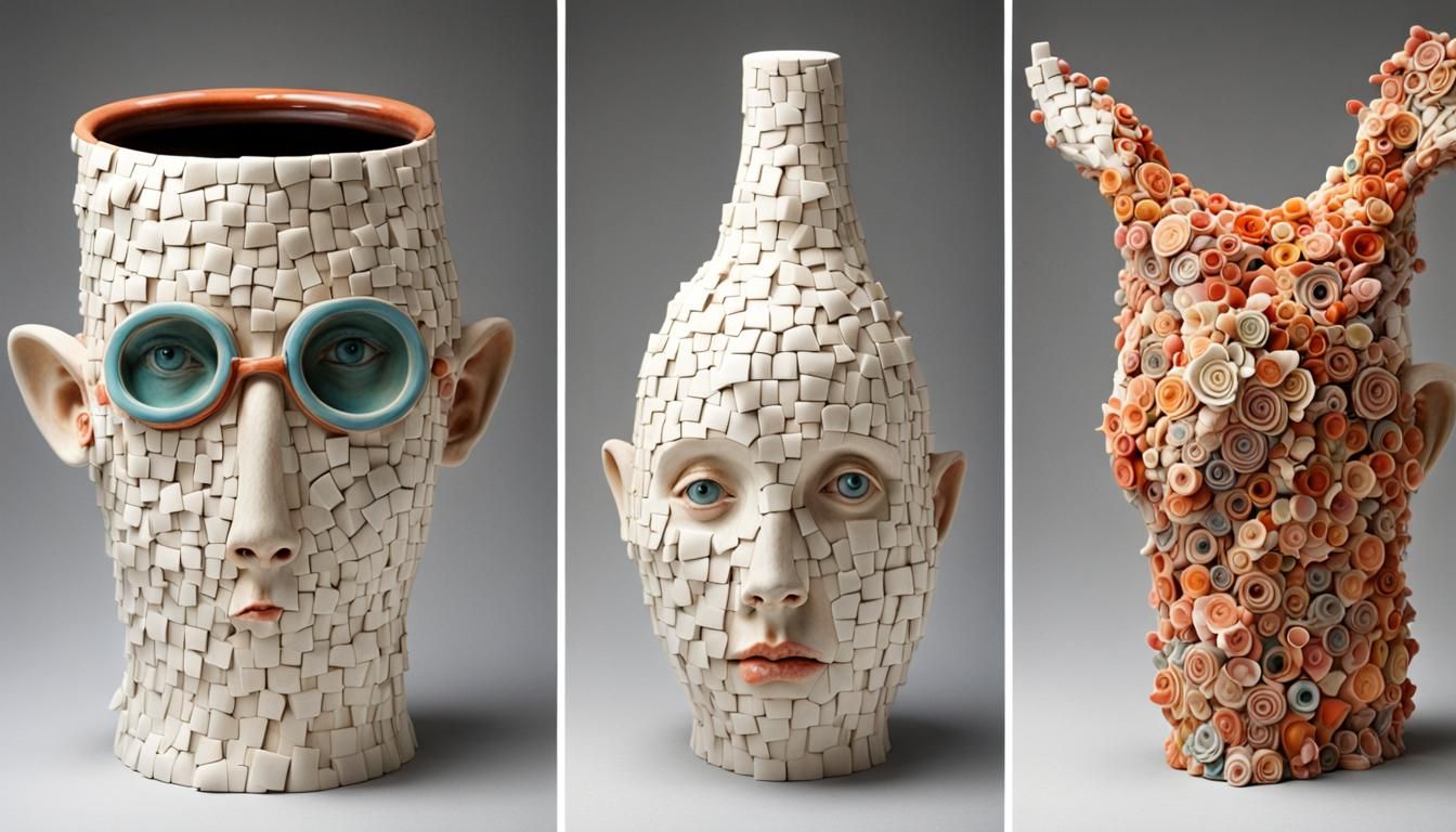 Whimsical Ceramic Masterpieces: Unconventional Art