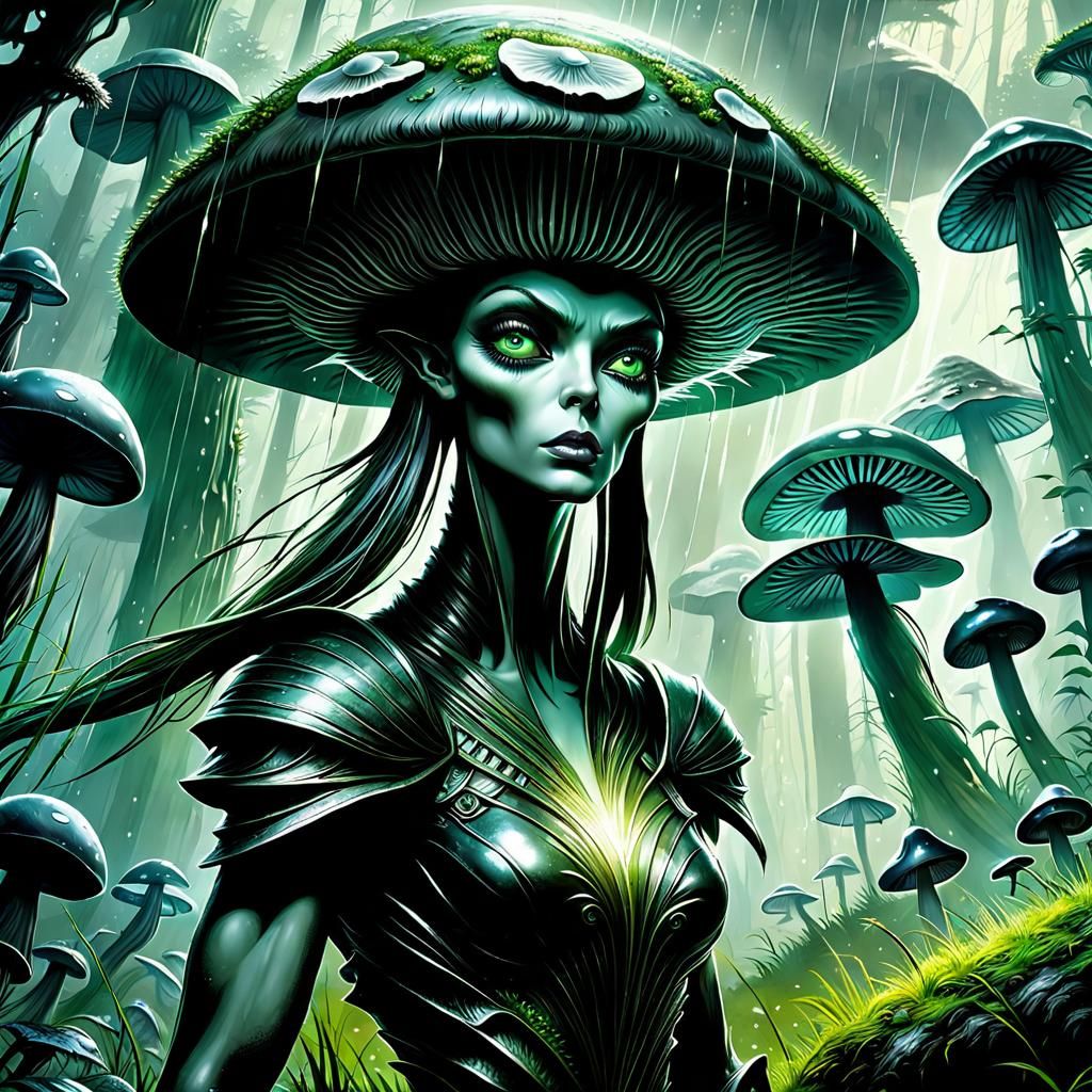 Female Mushroom Creature