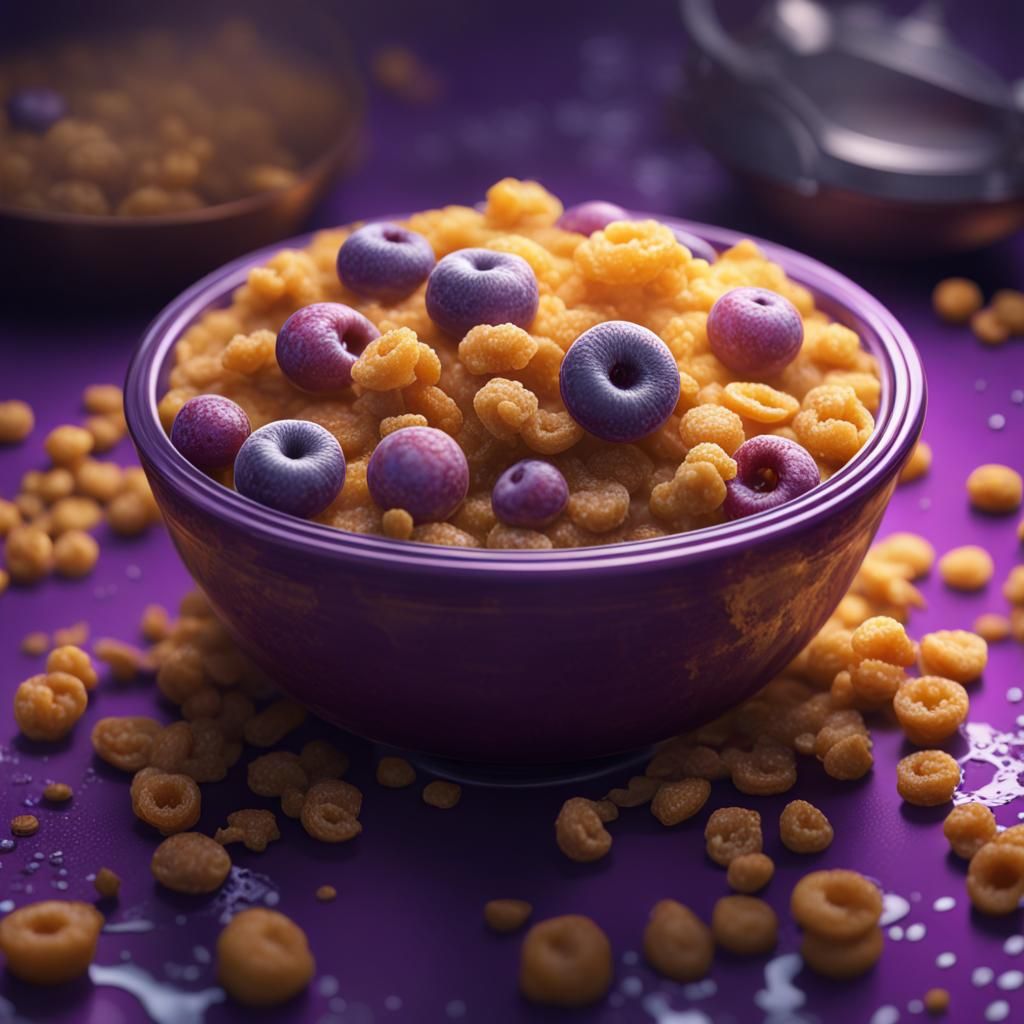 Hyperdetailed Cereal in Dark Fantasy Art Style