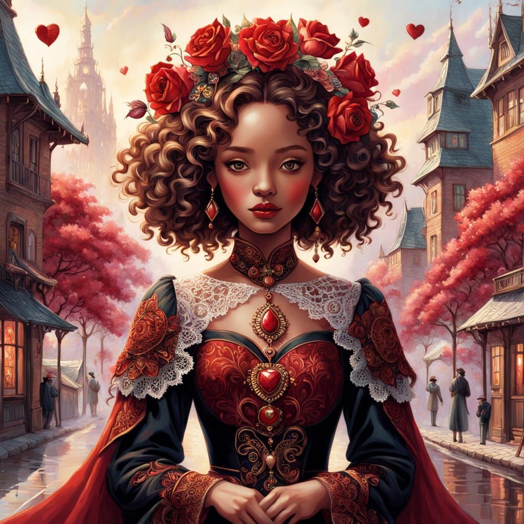 Stunning Hyperrealistic Portrait of a Beautiful Woman in St....