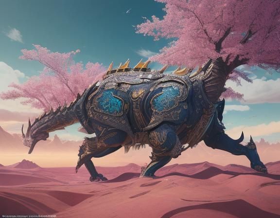 Part tree, part animal, part flesh, part metal, alien