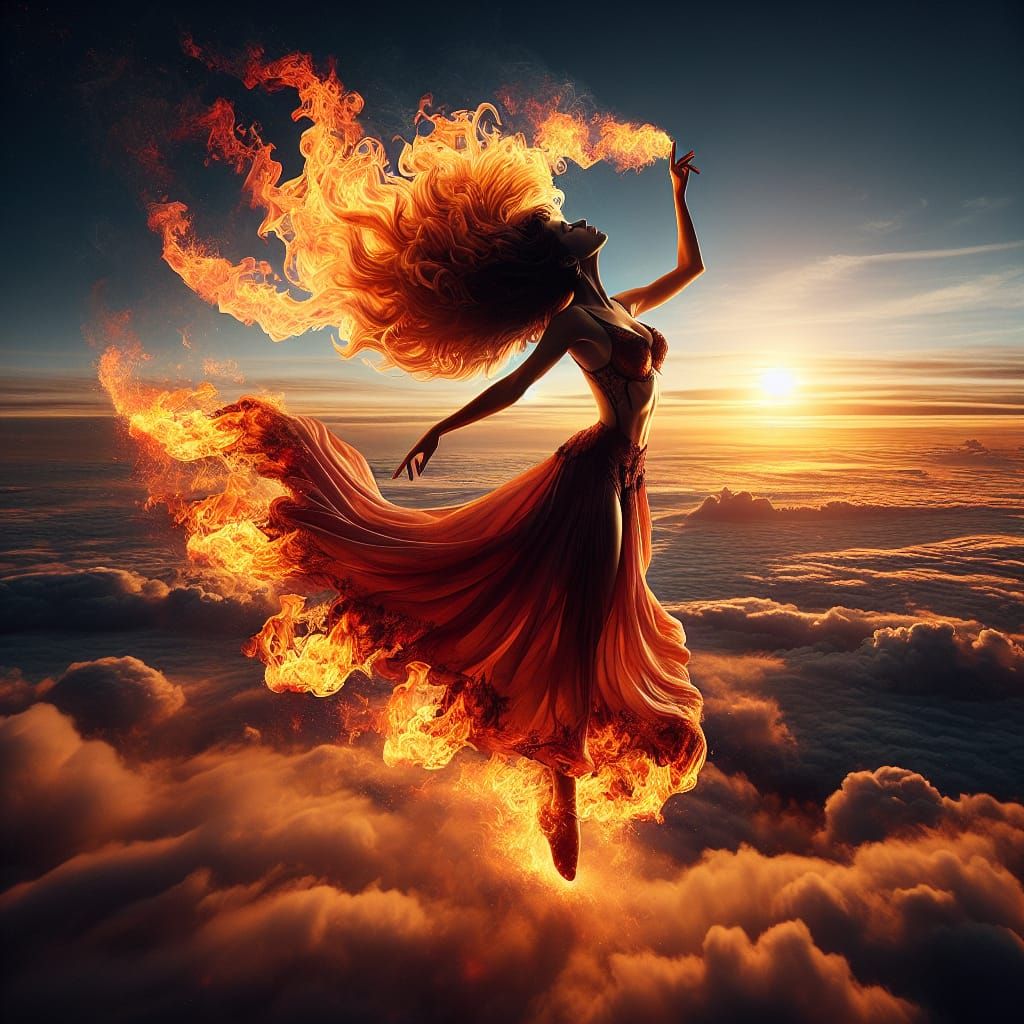 The five Elements – Element Fire – The Fire Dancer 04