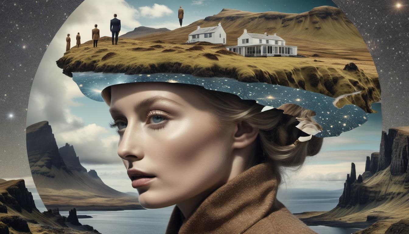 Retrofuturistic Review Paradise Collage