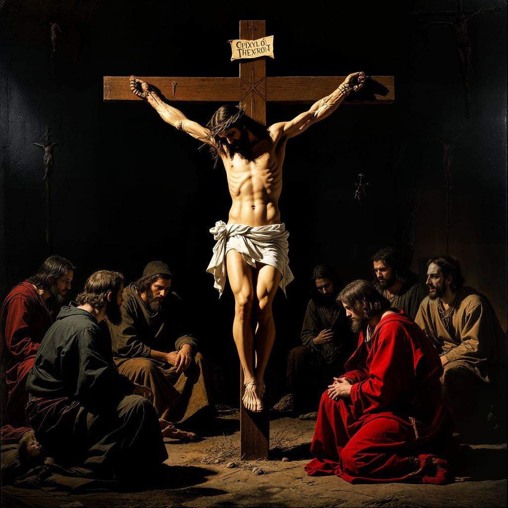 The Crucifixion: A Powerful Religious Scene