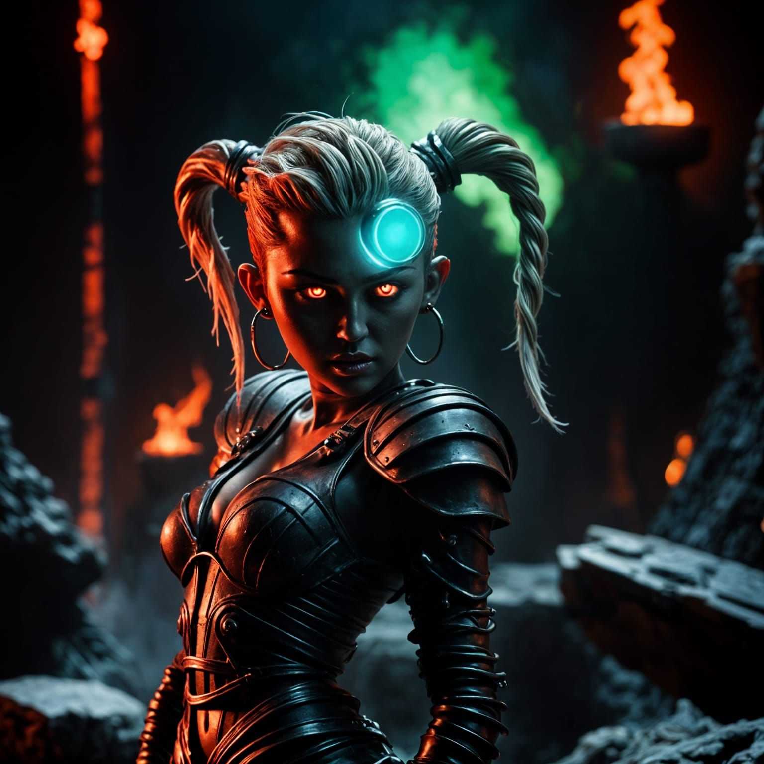 Dark Fantasy Sculpture of a Celebrity