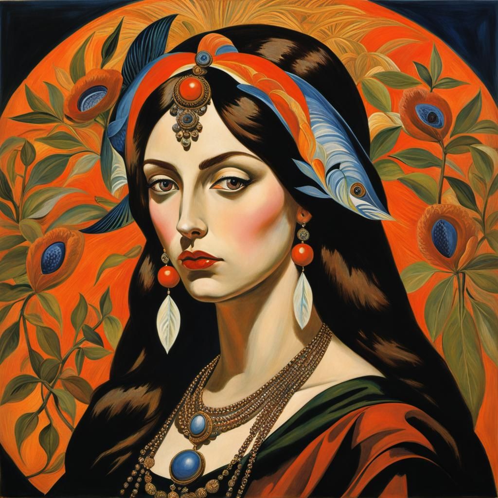 Surreal Dreamscape in Fauvist Psychedelic Style