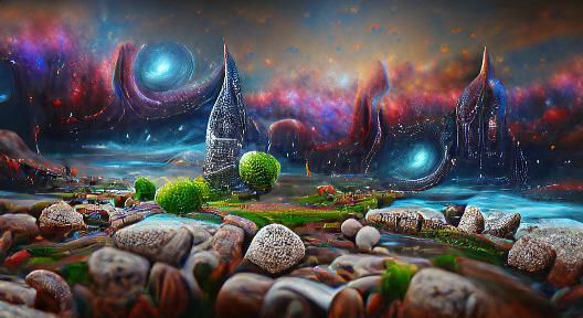 Galactic landscape