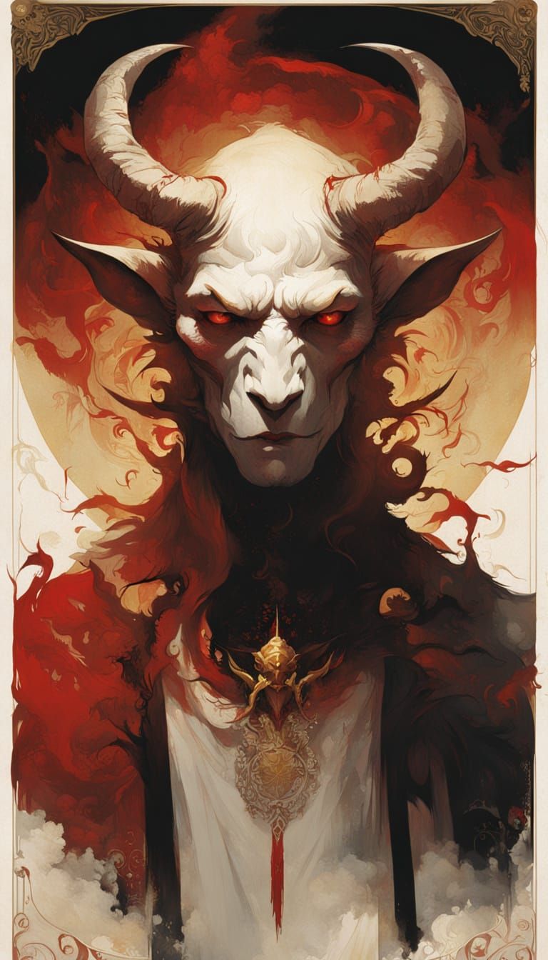 The Devil Tarot Card Illustration