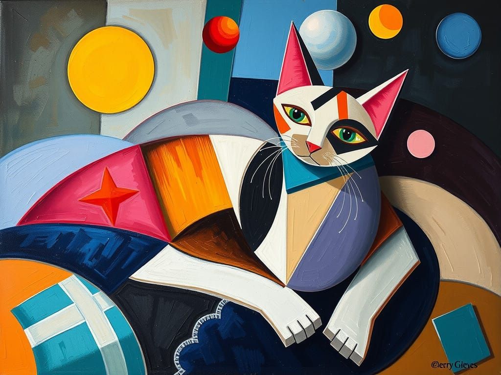 Frenzied Whimsy in a Feline Dream