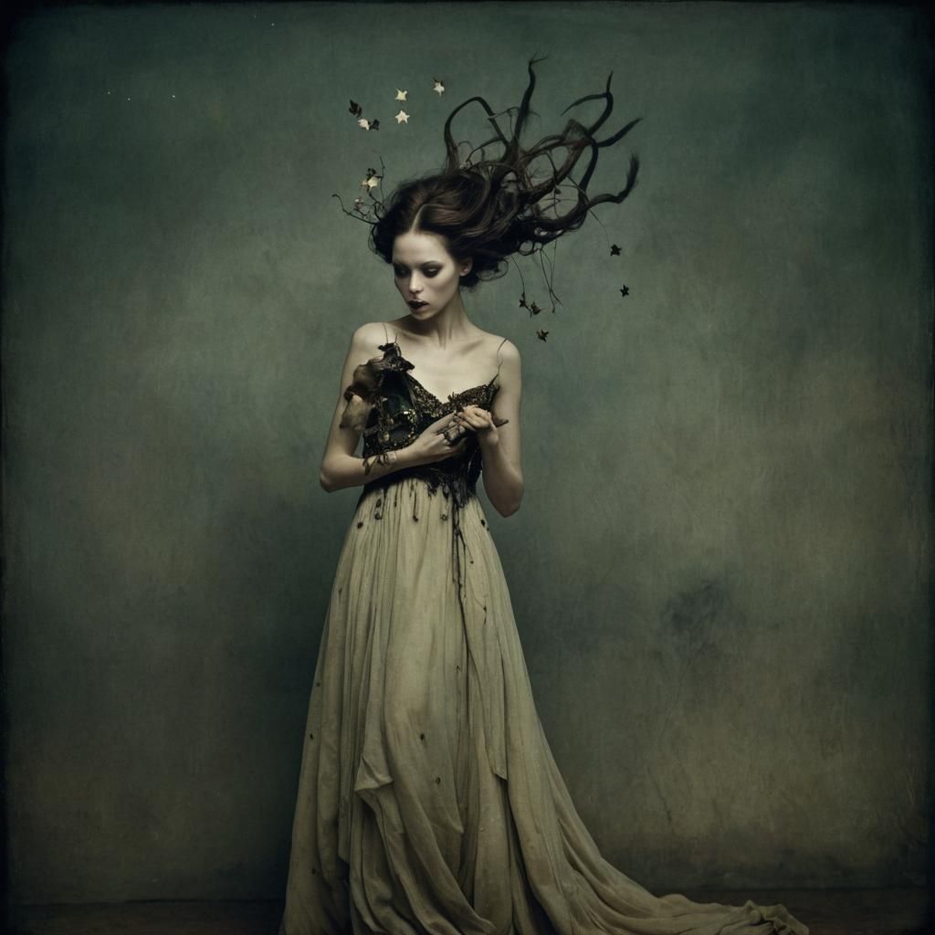 Mysterious Woman Fled Under Starlight