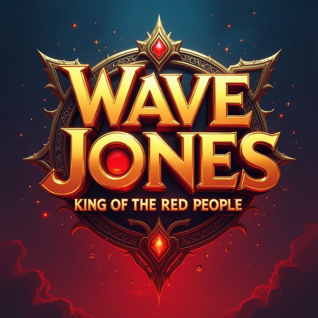Wave Jones: Metallic 3D Splash Screen in Fantasy Style
