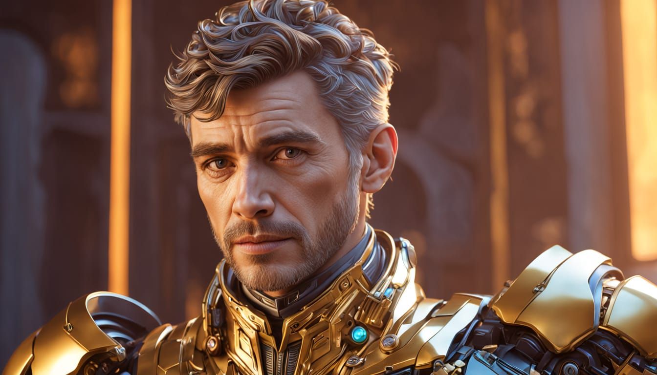 Hyper-Realistic Sci-Fi Portrait in Unreal Engine 5