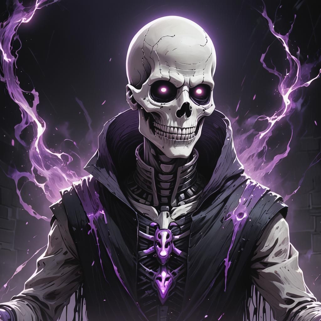 Gaster's Dark Descent: An Undertale Matte Painting