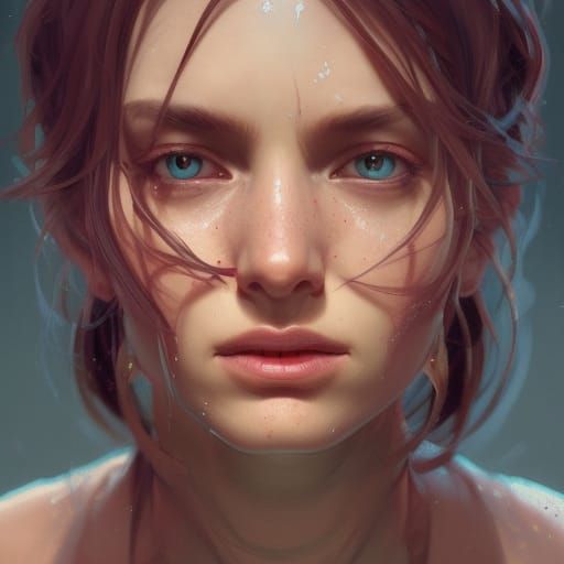 Detailed Sinner Portrait in Dynamic Lighting