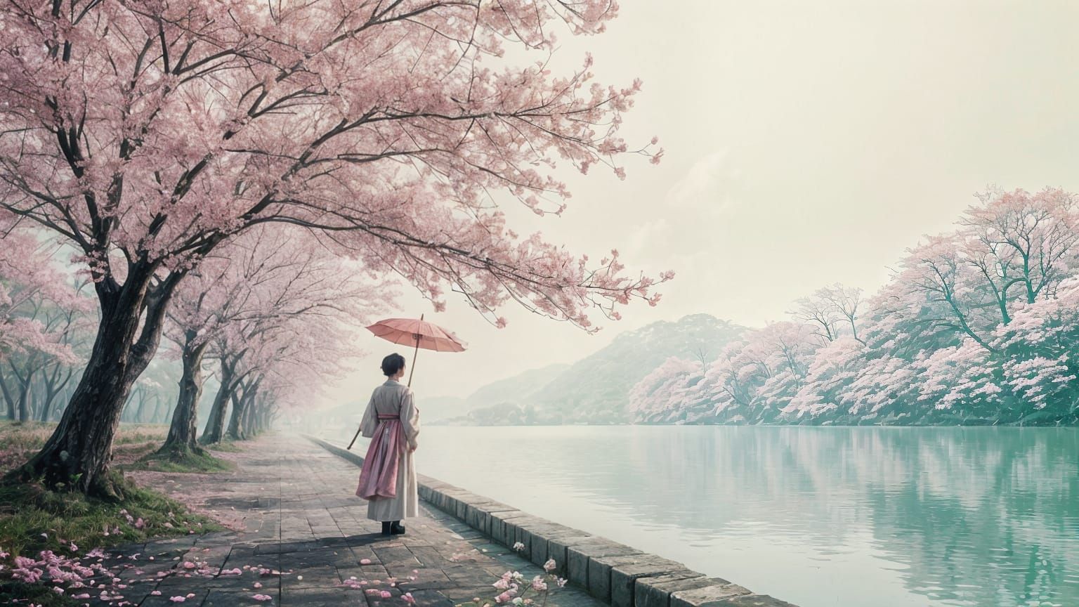 Dreamy Enchantment in a Japanese Landscape