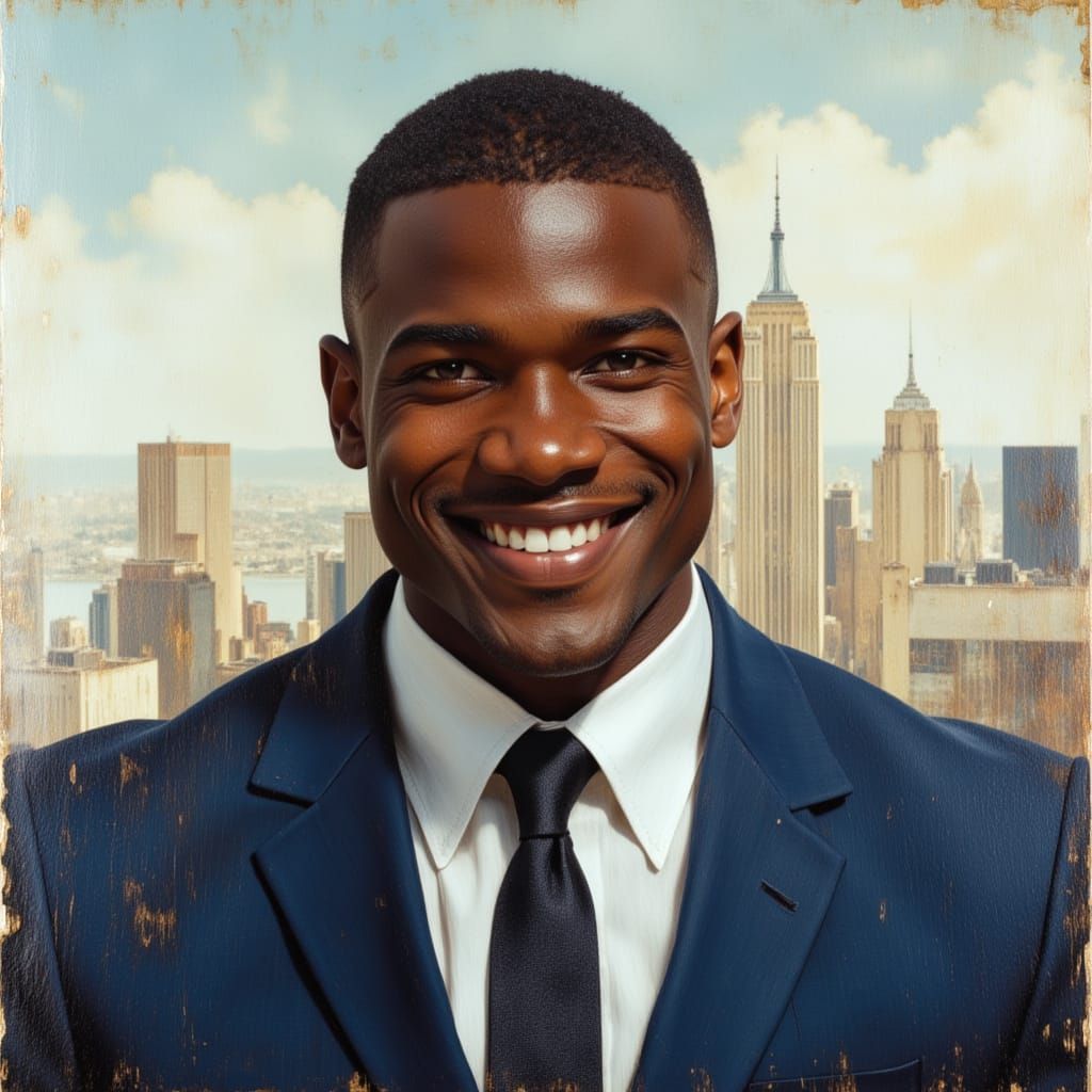 Powerful African Deity in Vogue Style Portrait