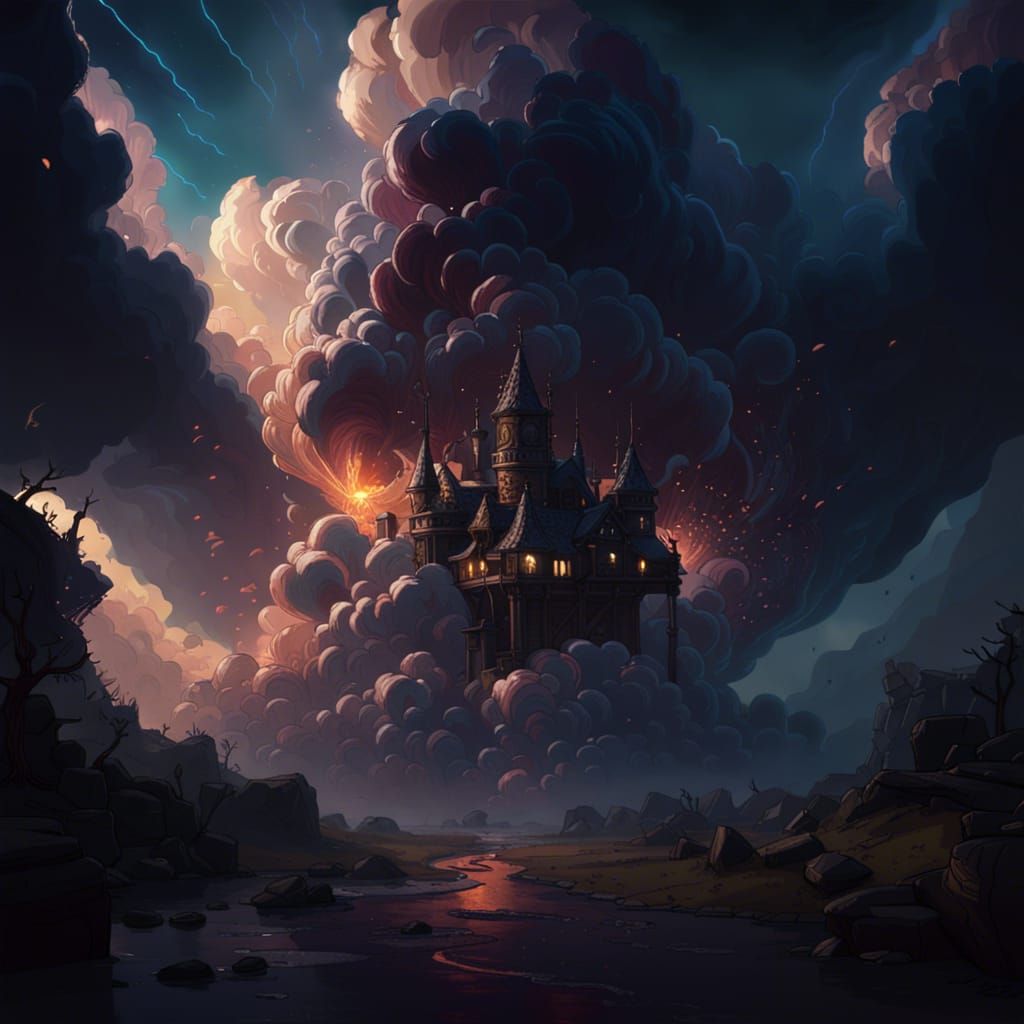 Angus Cloud Dark Fantasy Portrait in 8K