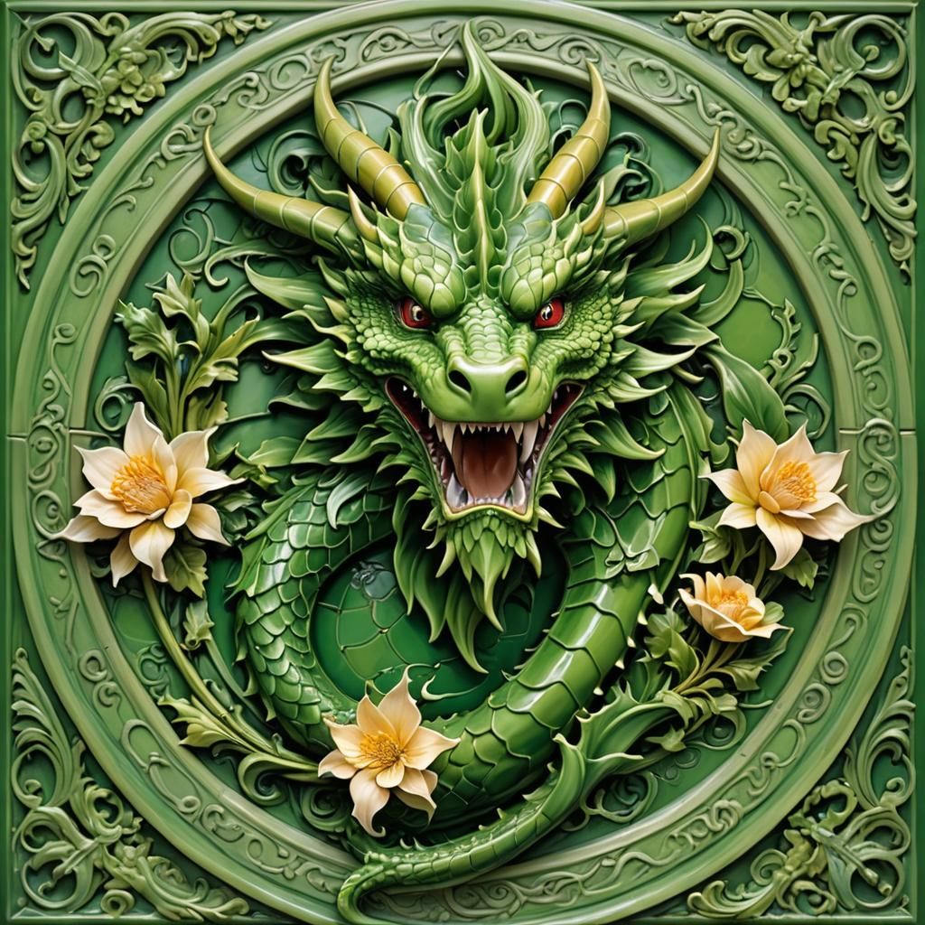 Ceramic dragon