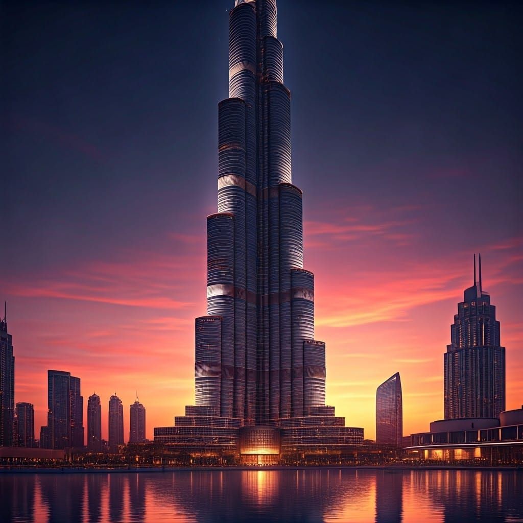 The Burj Khalifa in the UAE