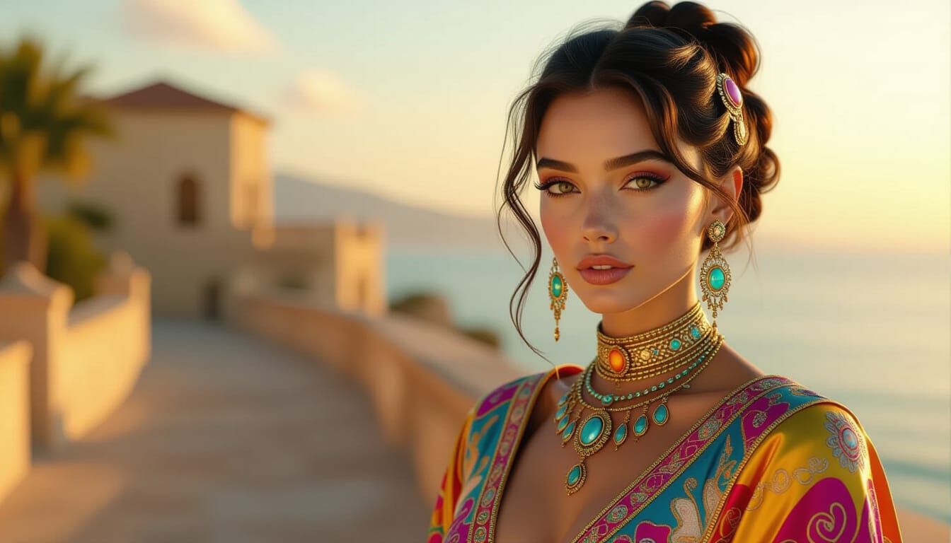 This princess could be anywhere...