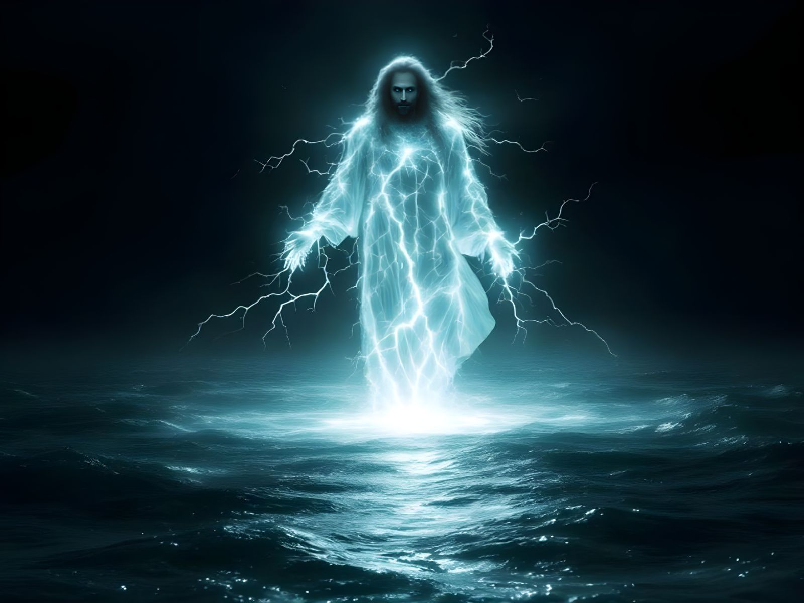 Spirit of God Illuminates the Dark Waters
