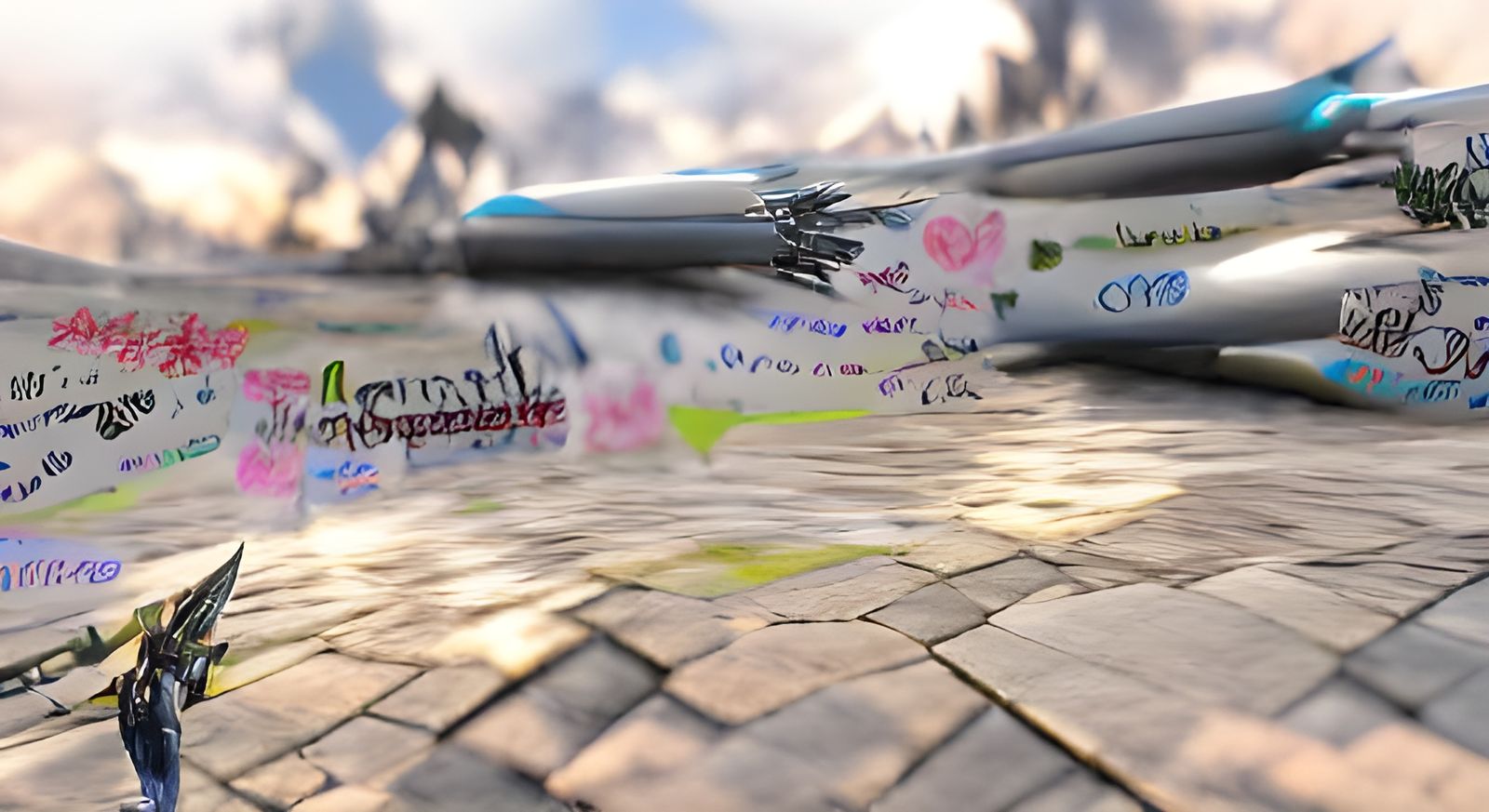 Nia and Dromarch: Graffiti Art in 8k