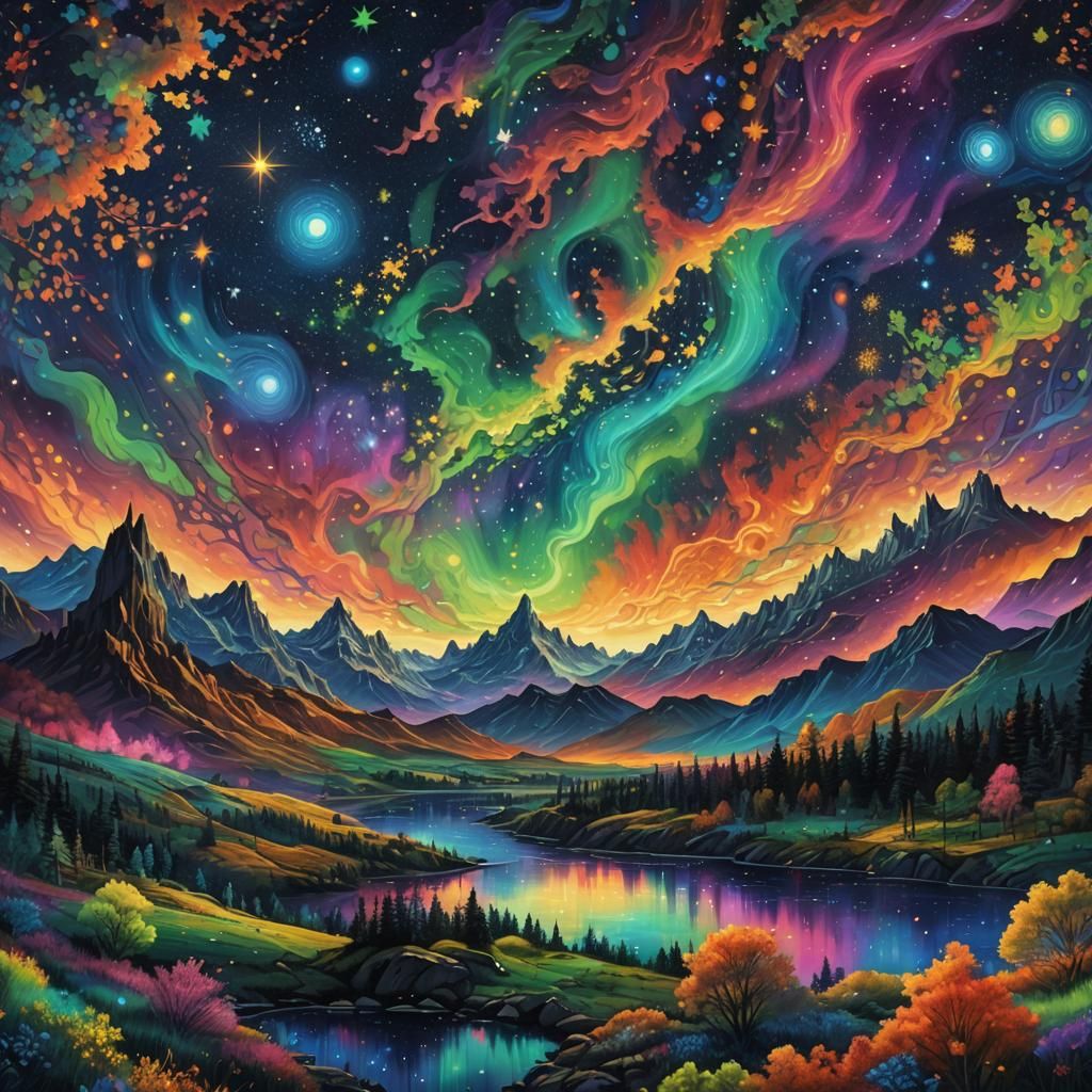 Fantastical Night Sky