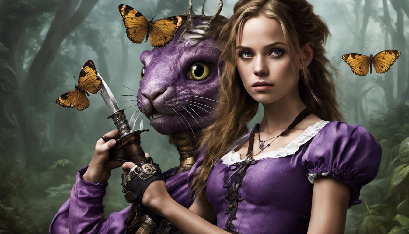 Alice as Lara Croft: A Wonderland Movie Poster