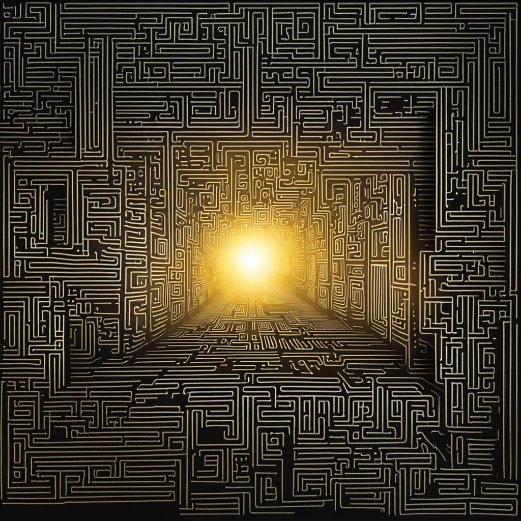 Starlight Guiding Through Darkness with Heavenly Beams