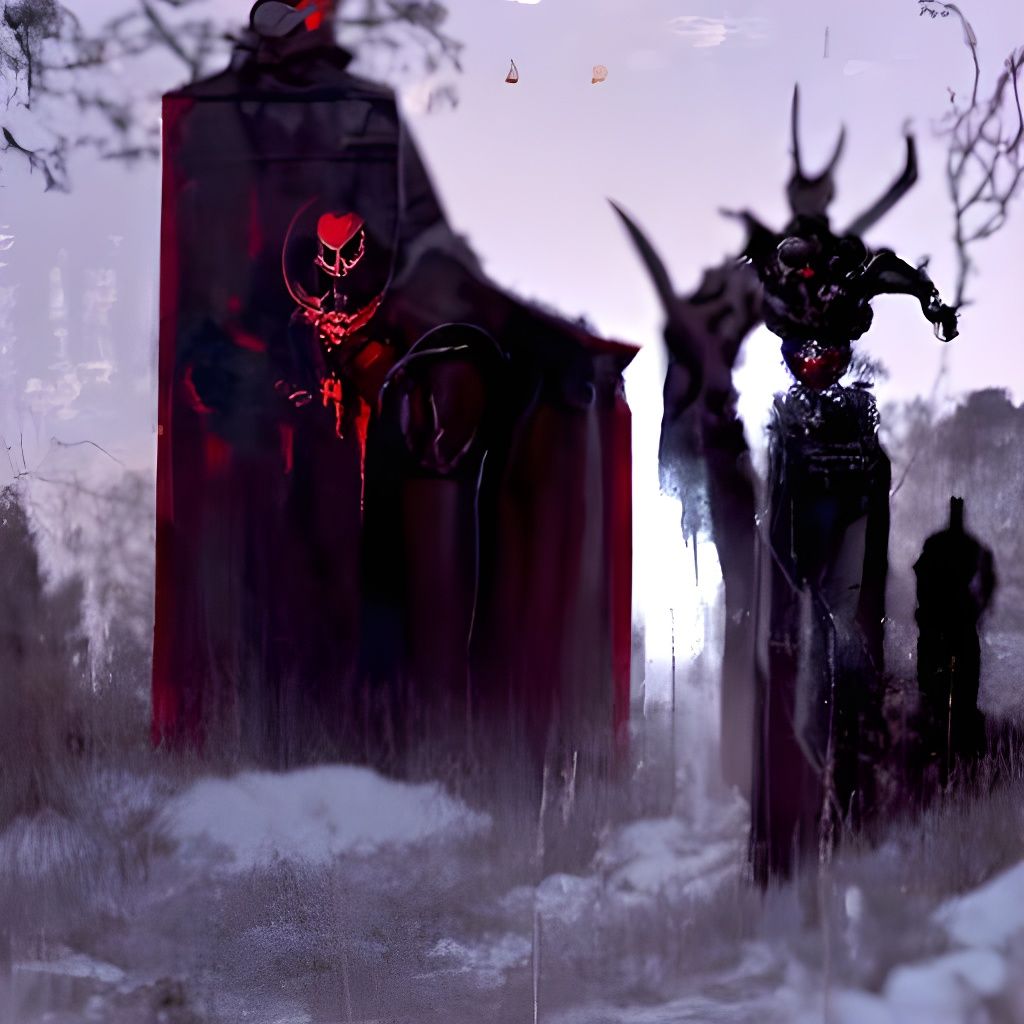 Sinister Demonic Skull Castle in Hell