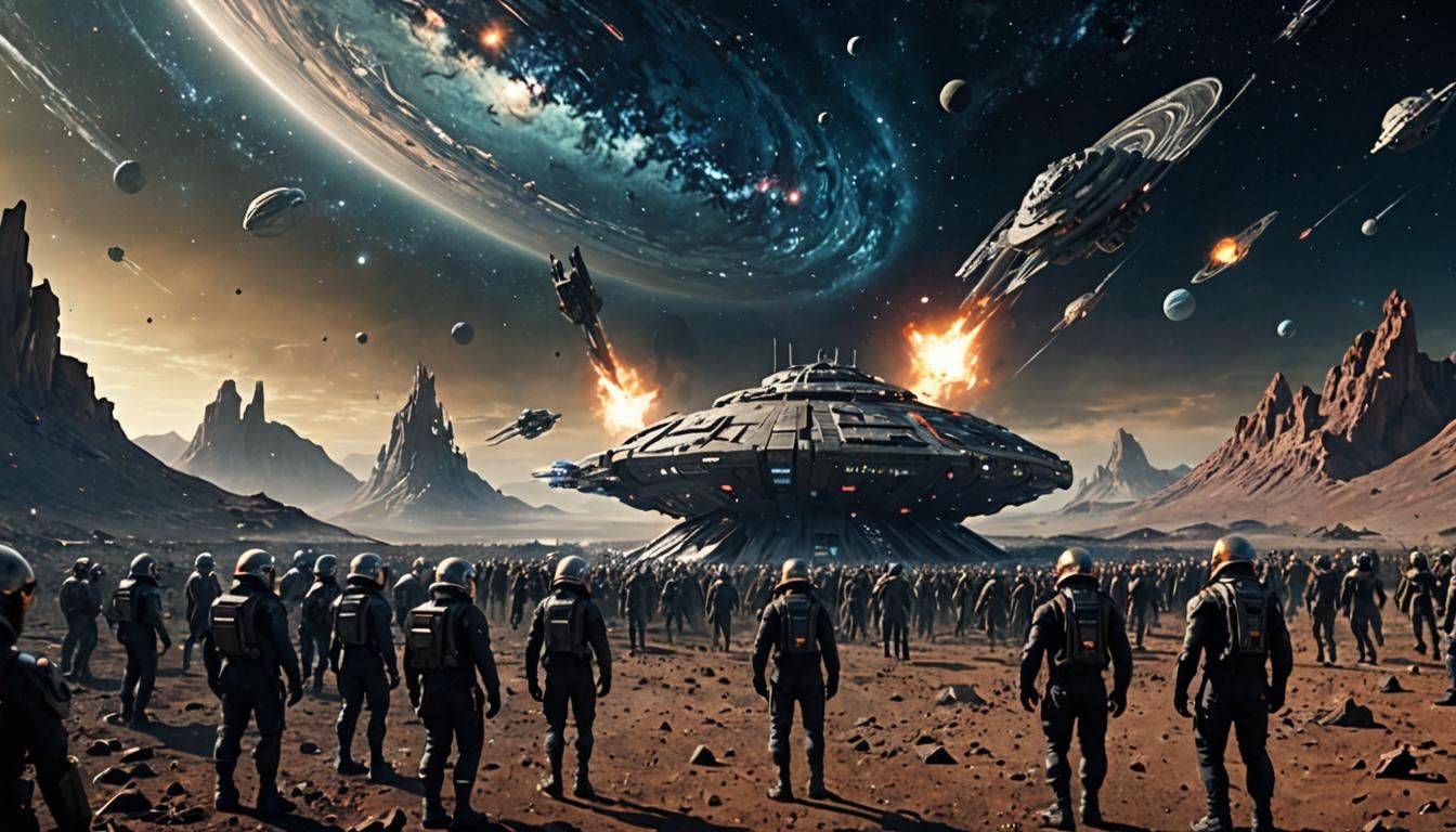 Triumphant Galaxy Rescue: Sci-Fi Movie Finale