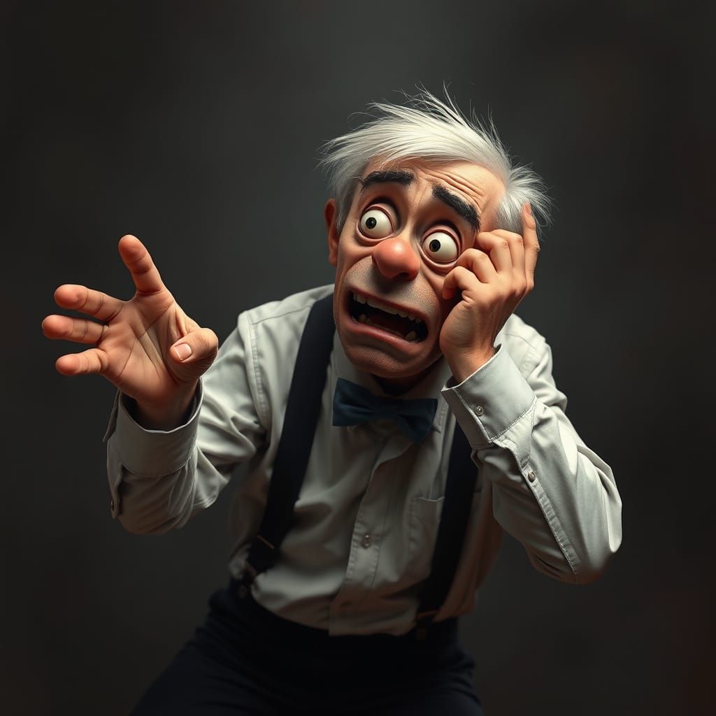 Surreal Landscape in Vibrant Abstraction