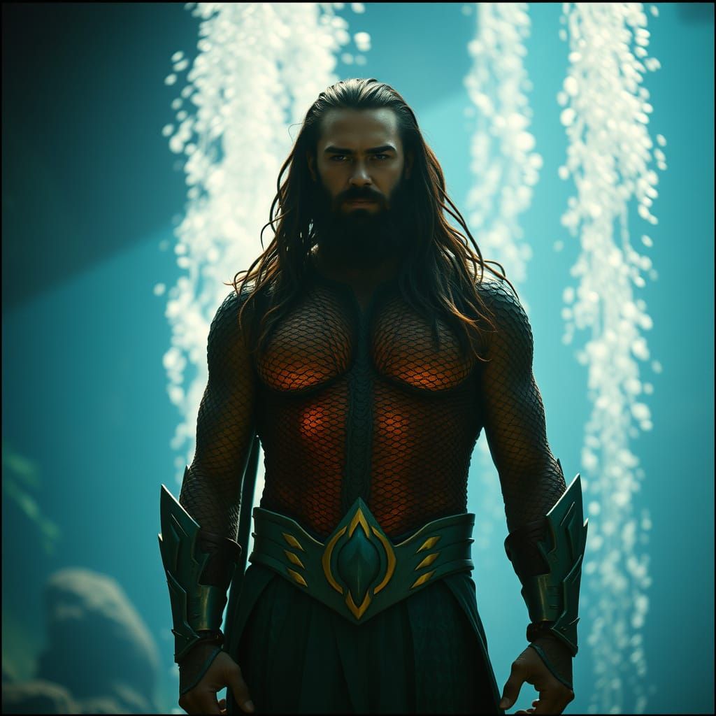 Aquaman in Underwater Kingdom, Cinematic Style