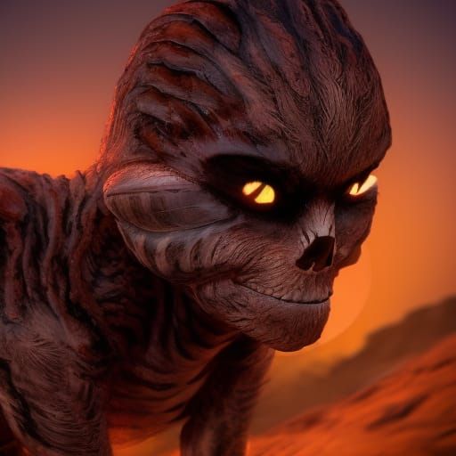 Post-Apocalyptic Cybernetic Wonderland as 3D Digital Art