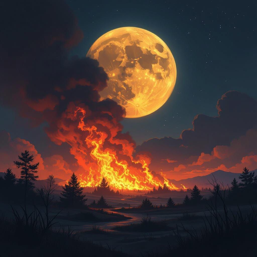 Inferno in the Dark: Cinematic Landscape