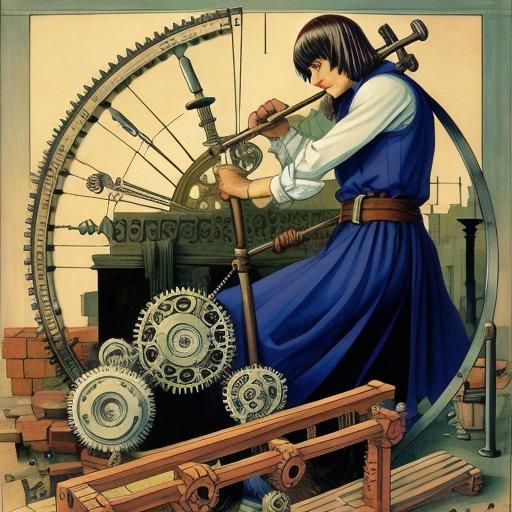 Intricate Mechanical Device Inspired by Rube Goldberg