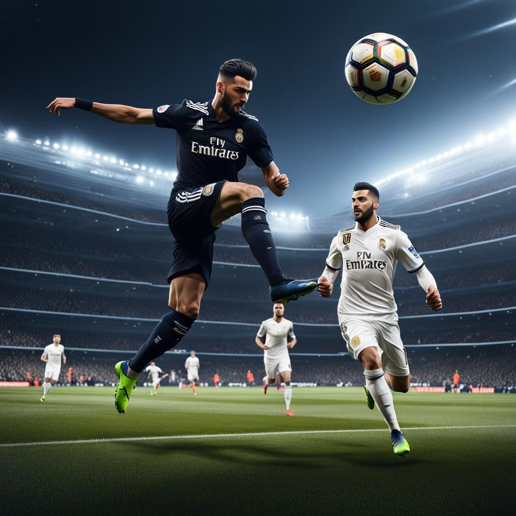 Rylan Upton Scores for Real Madrid: Fantasy Art