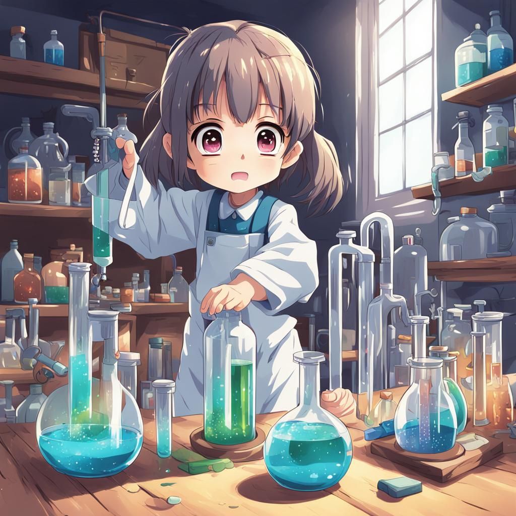 Cartoon Girl's Anime Experiment