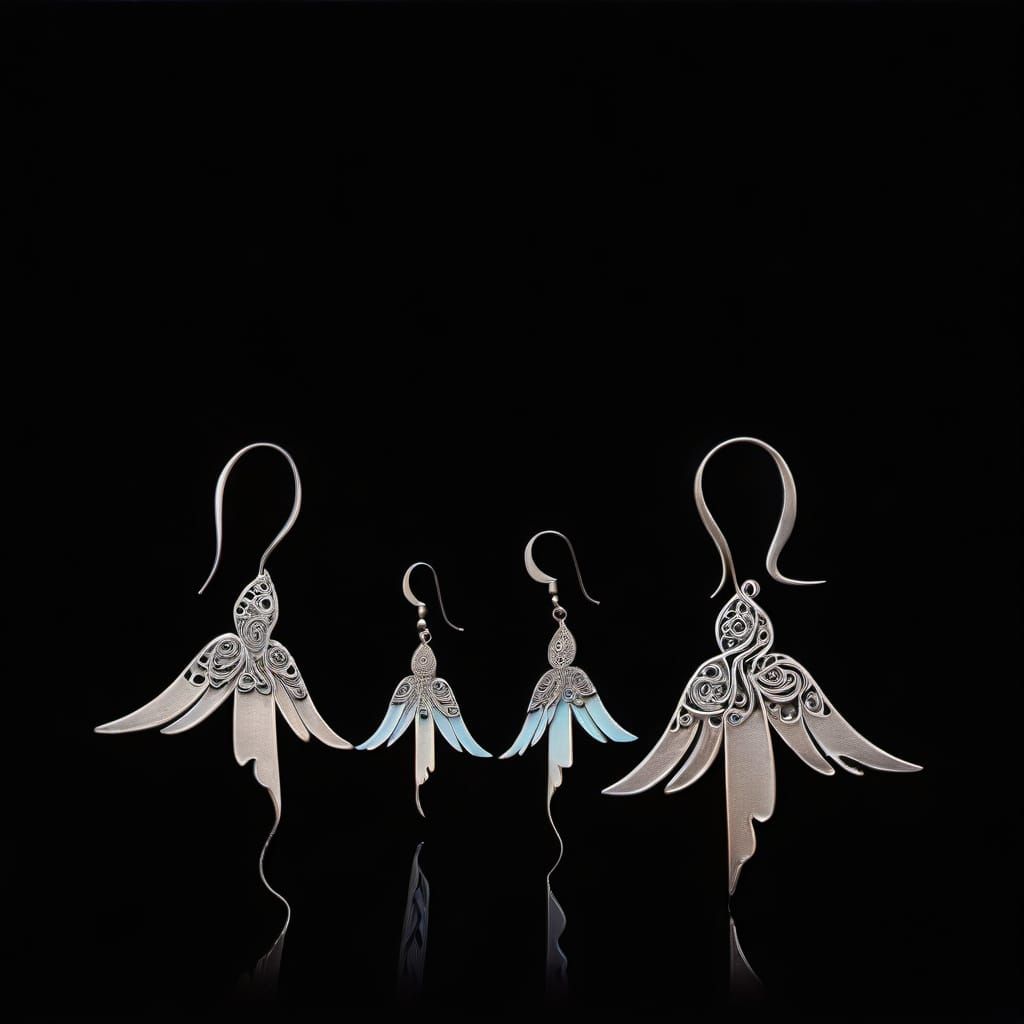 Ethereal Angel Portraits in Hyperdetailed Fantasy Style